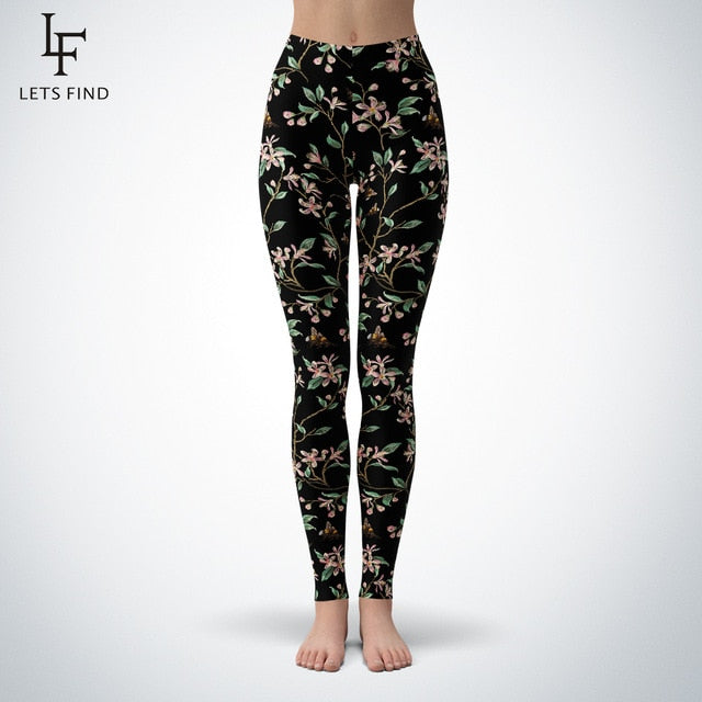 New Arrival  Honeybee Print  Women High Quality  Casual Fashion Leggings