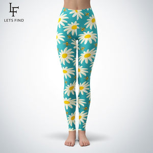 New Arrival  Honeybee Print  Women High Quality  Casual Fashion Leggings