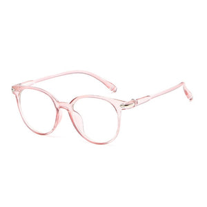 Vintage Round Clear Glasses Women Transparent Lens Glasses