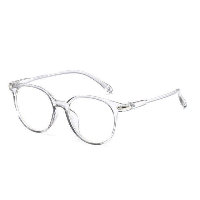 Vintage Round Clear Glasses Women Transparent Lens Glasses