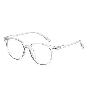 Vintage Round Clear Glasses Women Transparent Lens Glasses