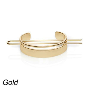 Alloy Round Top Hairpin -Bun Holder Cage Hair Stick