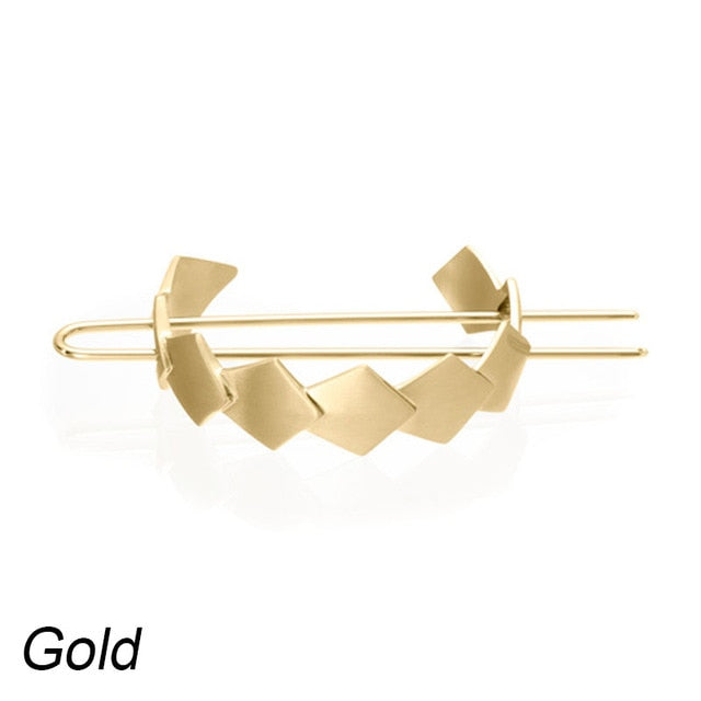 Alloy Round Top Hairpin -Bun Holder Cage Hair Stick