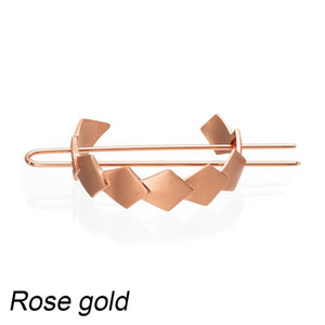 Alloy Round Top Hairpin -Bun Holder Cage Hair Stick