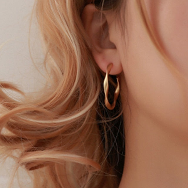 New Fashion Simple Geometric Stud Earrings Set S