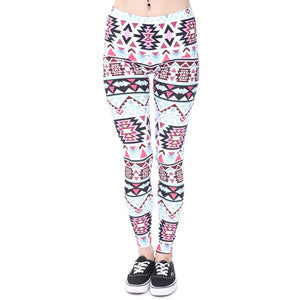 Aztec Round Hombre Printing leggings Slim High Waist