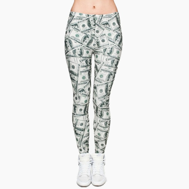 Aztec Round Hombre Printing leggings Slim High Waist