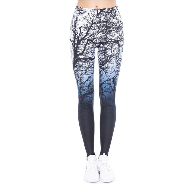 Aztec Round Hombre Printing leggings Slim High Waist