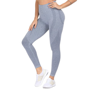 High Waist Seamless Sport Leggings - Fitness Running Yoga Pants Energy Seamless Leggings Gym
