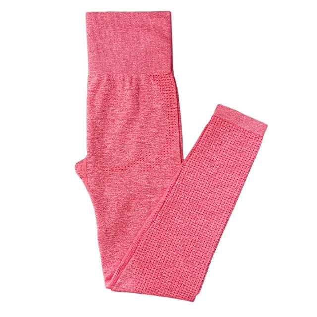 High Waist Seamless Sport Leggings - Fitness Running Yoga Pants Energy Seamless Leggings Gym